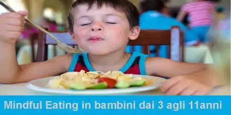Mindful Eating in bambini 3-11 anni