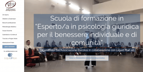 Scuola di formazione in “Esperto/a in psicologia giuridica per il benessere individuale e di comunità”