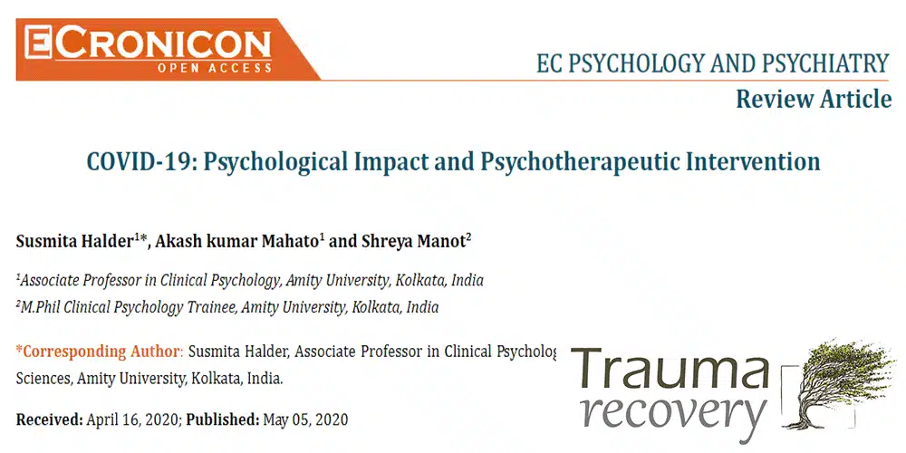 COVID-19. Impatto psicologico e intervento psicoterapeutico