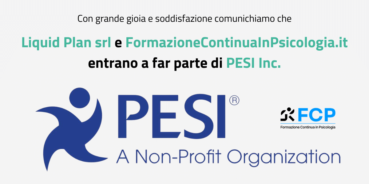 PESI Inc. acquisisce Liquid Plan srl e FormazioneContinuaInPsicologia.it